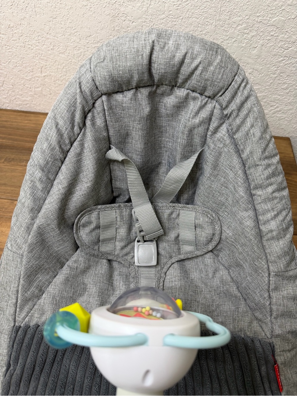 Skip Hop Gray Infant Seat Cushion with Play Toy